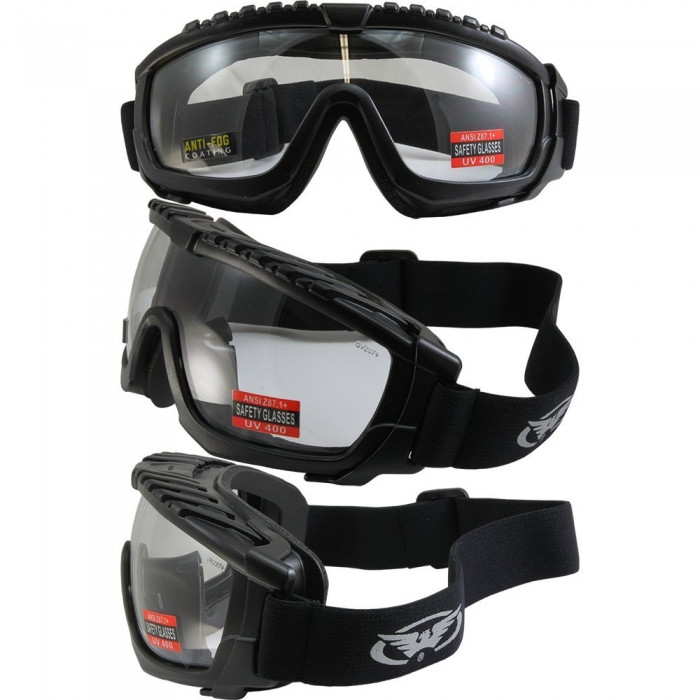 Очки защитные с уплотнителем Global VisionBallistech-1+RX (clear) Anti-Fog, прозрачные с диоптрической вставкой фото 6