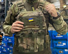 Плитоноска QRS Cordura з верхнім скиданням Мультикам Legion фото 6