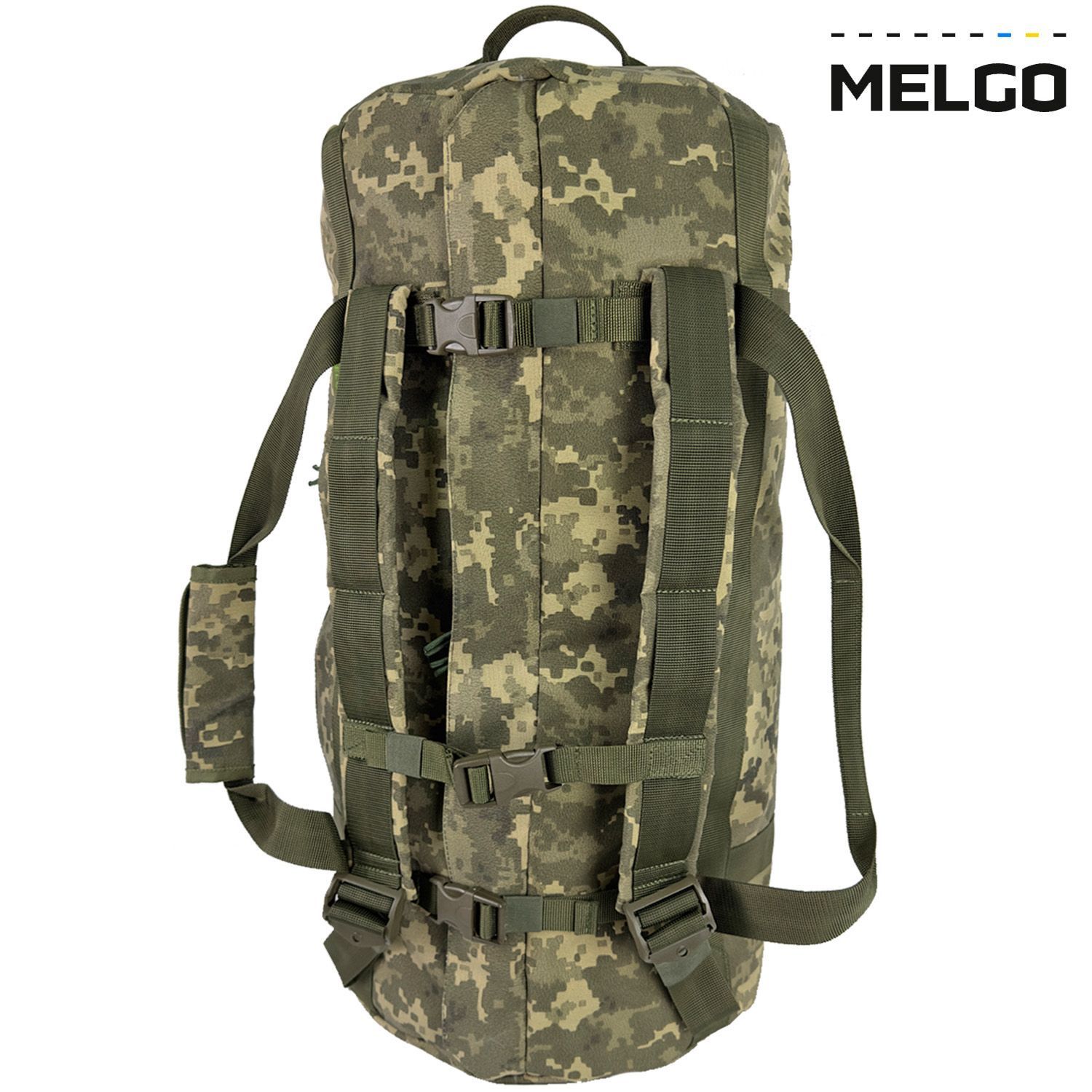 Транспортна сумка-баул 65 л Піксель ММ-14 Cordura 1000 D MELGO фото 3