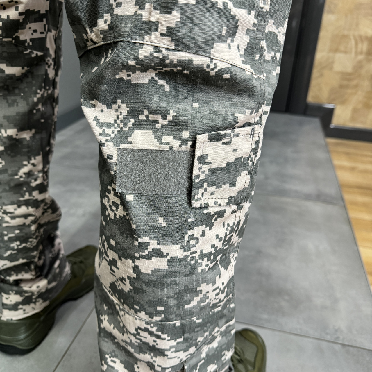 Брюки тактические Combat с пазами под наколенники, поликоттон, пиксель НАТО, размер XL, штаны для военных фото 8
