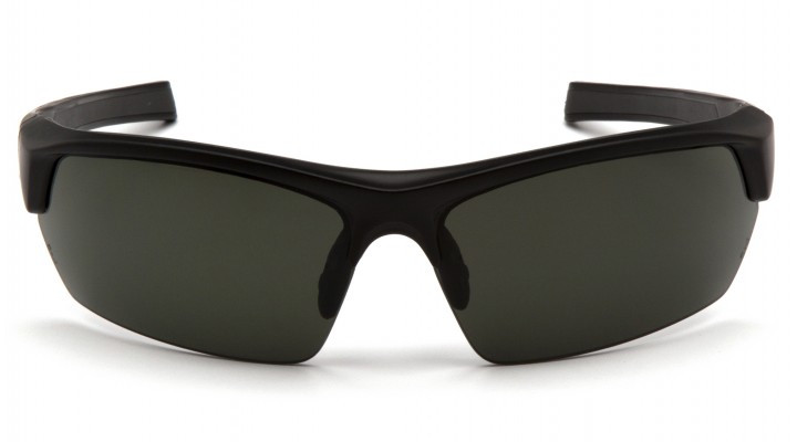 Очки поляризационные защитные 2в1 Venture Gear Tensaw Polarized (forest gray) чёрно-зелёные фото 2