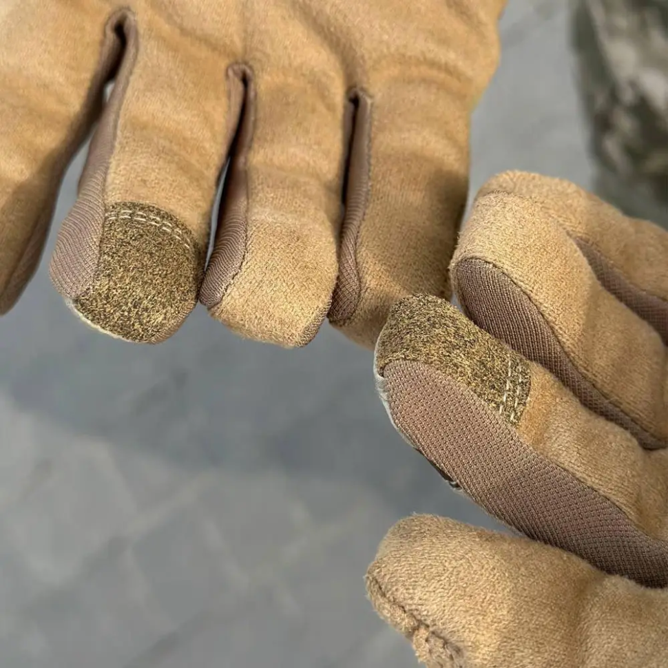 Перчатки тактические Helikon-Tex Range Tactical Gloves - PenCott WildWood/Coyote A, размер S фото 5