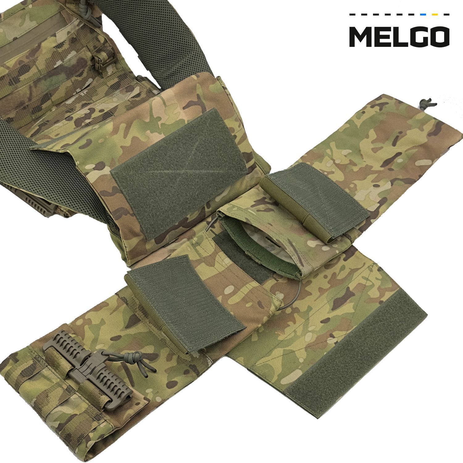 Плитоноска Gen.2 Мультикам Cordura 1000 D MELGO фото 7
