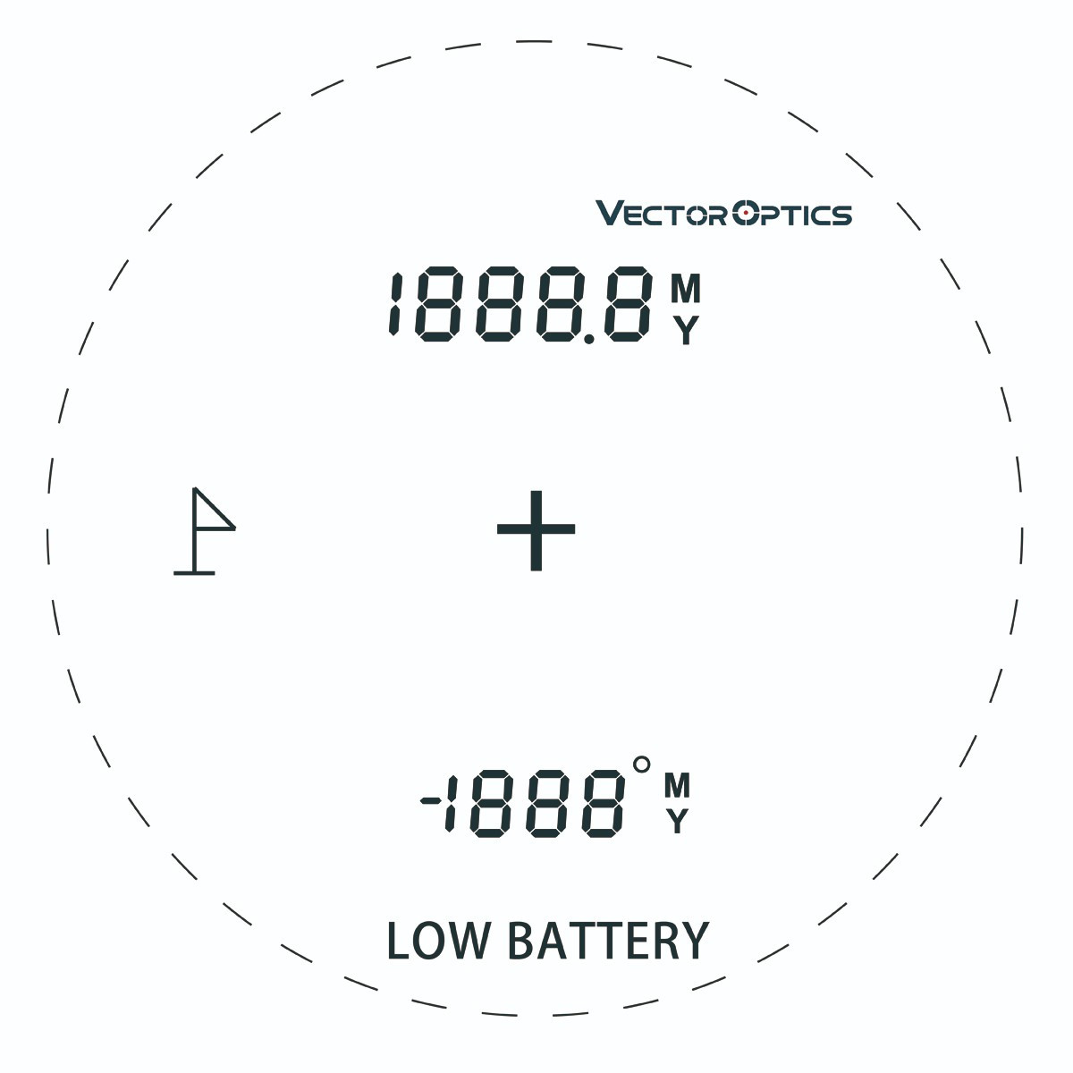 Лазерний далекомір VECTOR OPTICS Paragon 6x25 Gen II, 1800 метрів фото 10