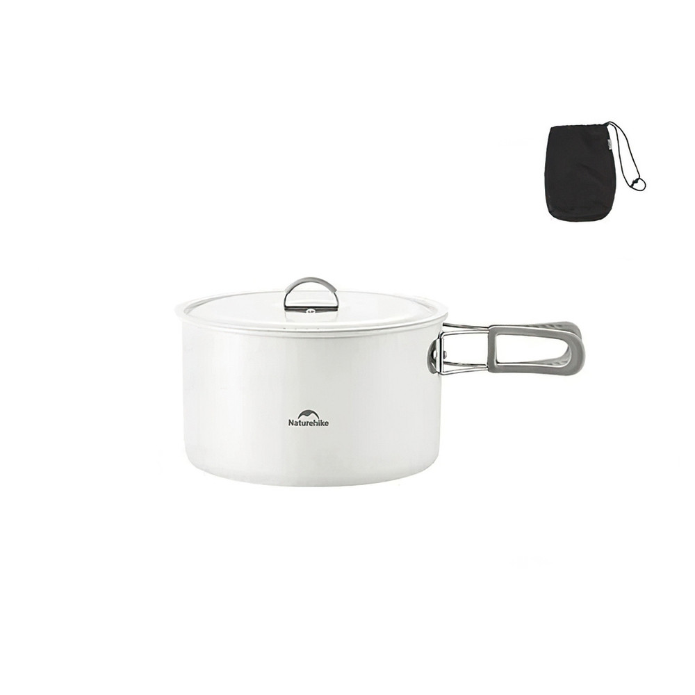Каструля із керамічним антипригарним покриттям Naturehike CNK2450CF013, 1.7 л, алюміній фото 1