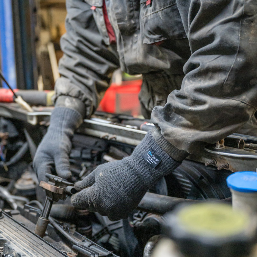 Перчатки водонепроницаемые Dexshell ThermFit 3.0 Gloves, черные, размер M фото 6