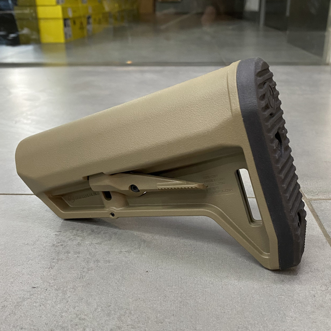 Приклад (база) Magpul MOE® SL-K Carbine Stock – Mil-Spec (MAG626), Койот (FDE), приклад для AR10 / AR15 фото 4