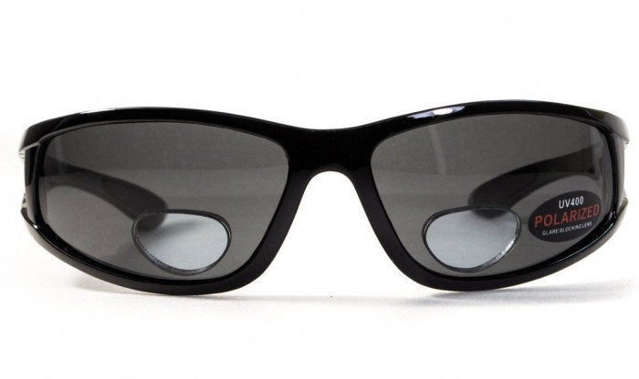 Бифокальные поляризационные очки BluWater Bifocal-3 (+2.5) Polarized (gray) серые фото 2