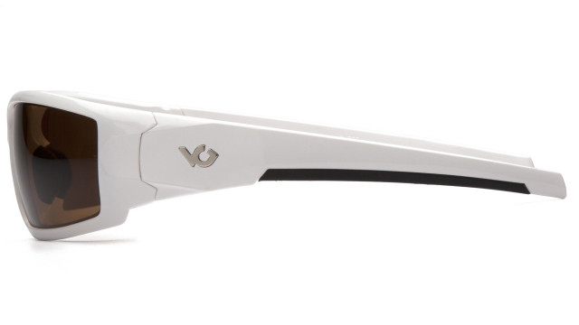 Очки защитные открытые Venture Gear Pagosa White (bronze) Anti-Fog, коричневые фото 3