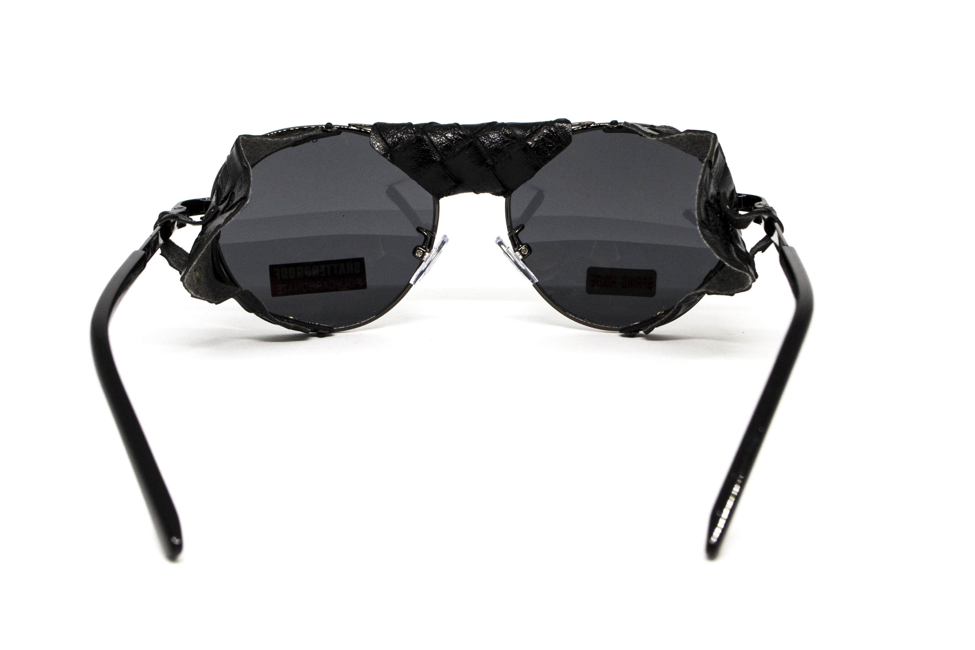 Очки защитные Global Vision Aviator-5 GunMetal (gray), серые в темной оправе со съёмным уплотнителем из синтетитечской 