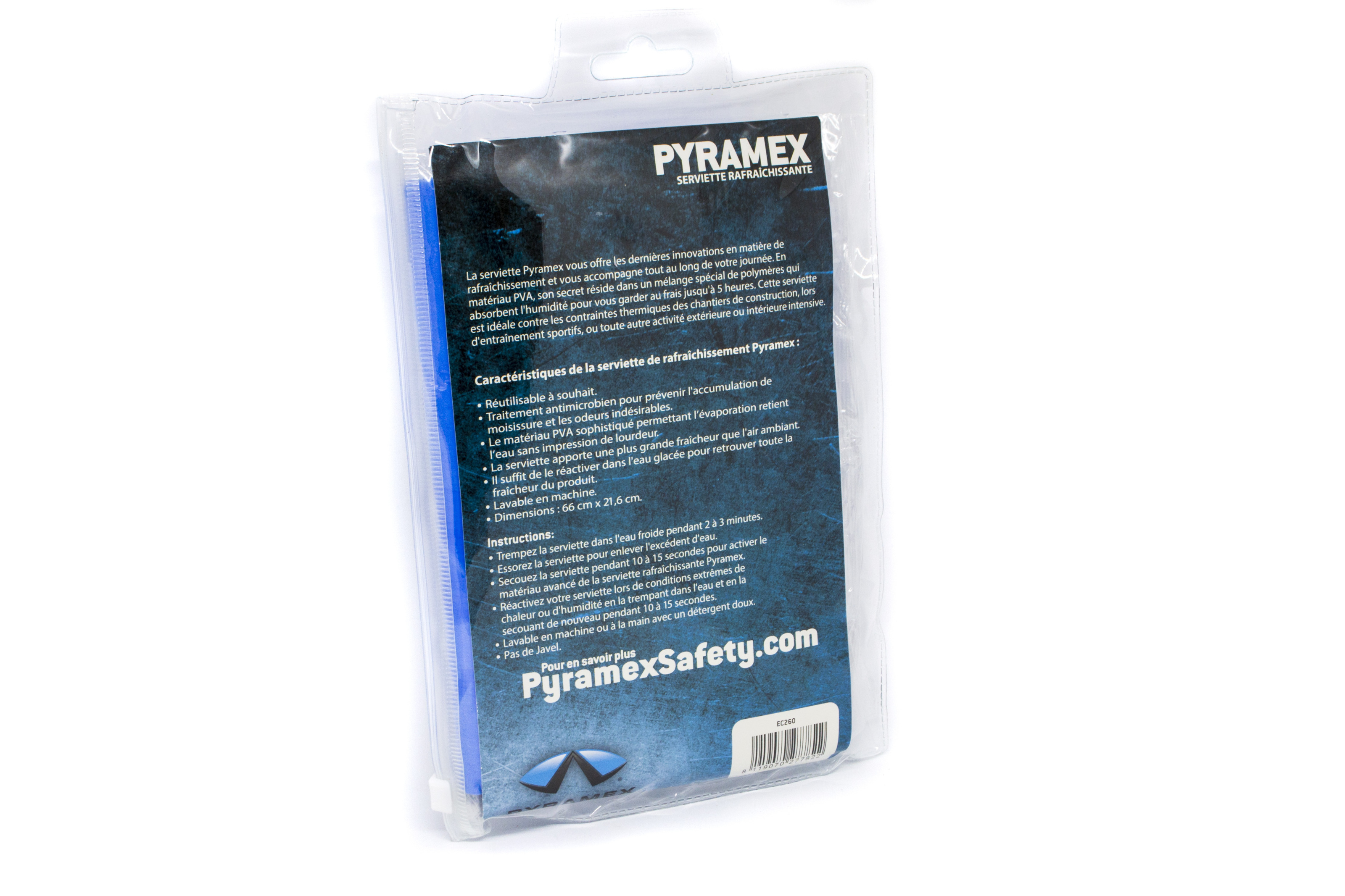Охлаждающее полотенце кулер на плечи или шарф кондиционер на шею Pyramex C260 Cooling PVA Towel Wrap фото 6