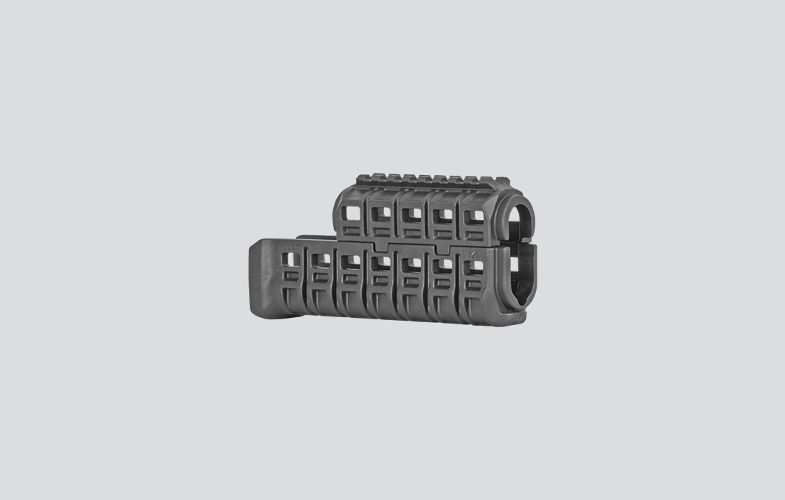 DLG-136 Цівка АК47/74 жаростійка, Чорний, АК-47/АКМ, АК-74, AКС, M-LOK, Планка Пікатінні фото 2