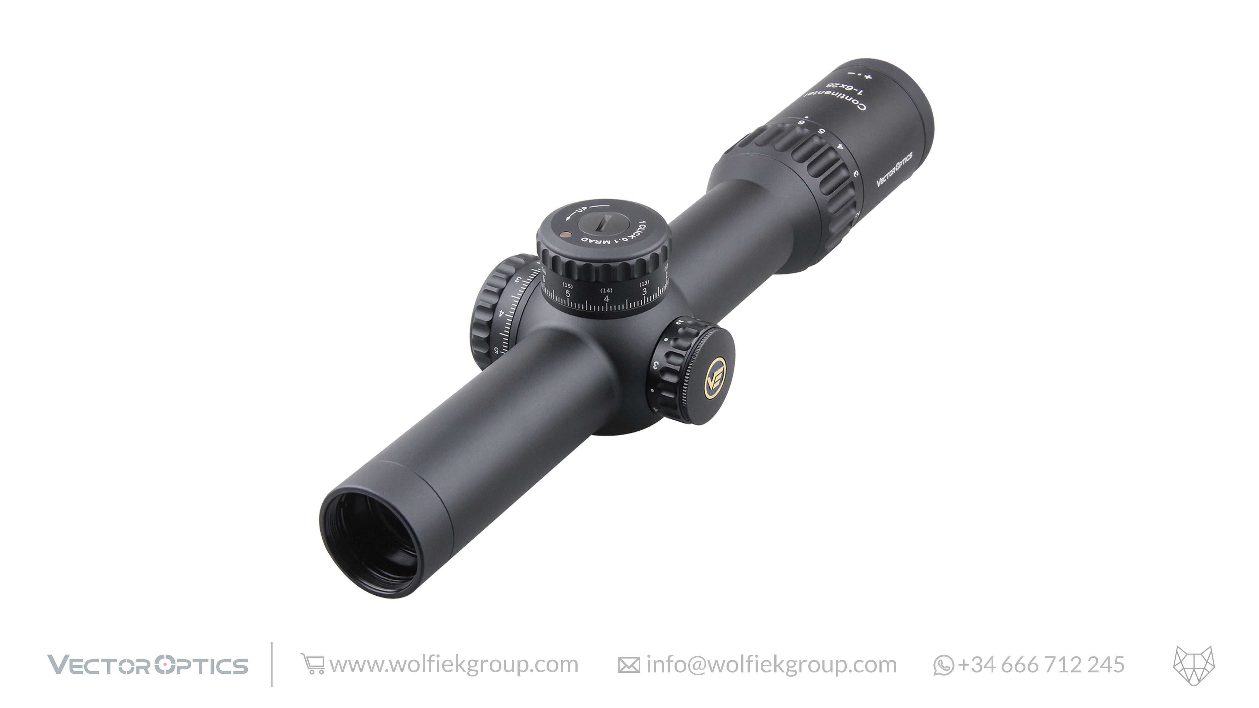 Приціл оптичний Vector Optics Continental 1-6x28 (34mm) illum. FFP Tactical фото 1