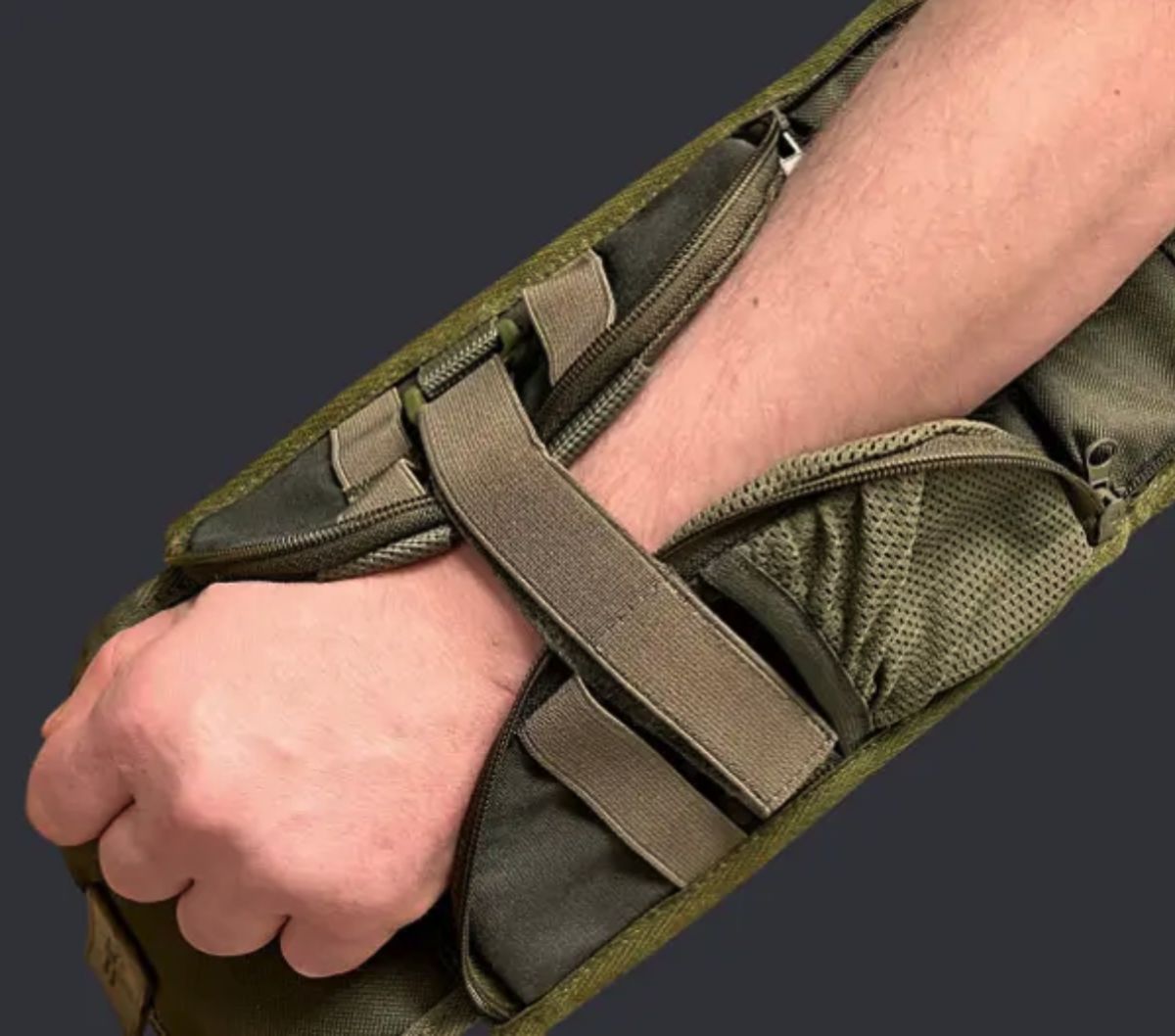 Тактическая аптечка (Сумка медицинская-лонгет) COR-KIT COR-Medical, оливковая, быстрый доступ фото 6