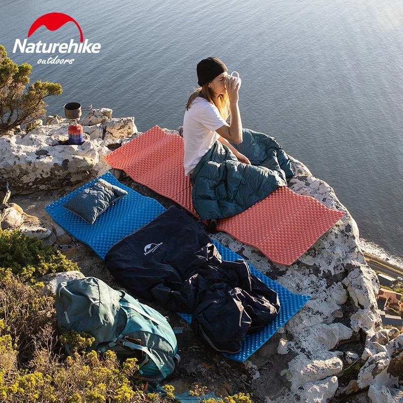 Коврик складной IXPE Naturehike NH19QD008, алюминиевая пленка, 185x56х1,8 см, желтый фото 6