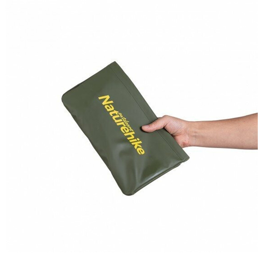 Складаний контейнер для води з ПВХ Naturehike Square bucket 13л army green NH19SJ007 фото 3