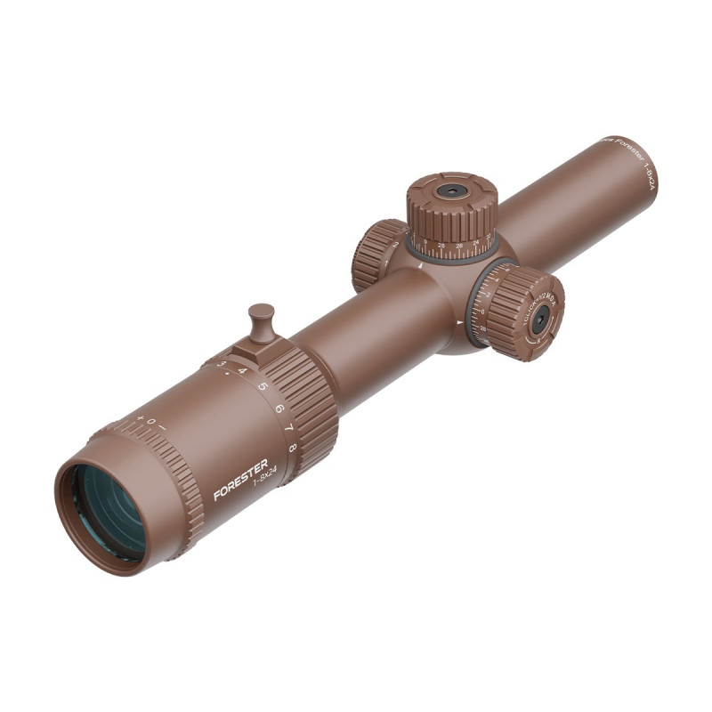 Оптичний приціл Vector Optics Forester 1-8X24 (30 мм) illum. SFP Coyote FDE Etched Glass фото 10