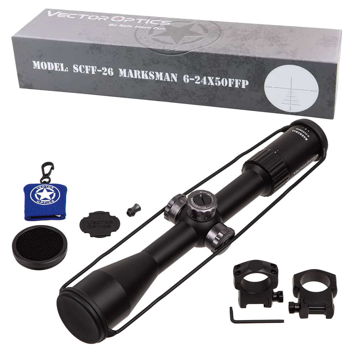 Приціл оптичний Vector Optics Marksman 6-24x50 (30mm) FFP фото 4