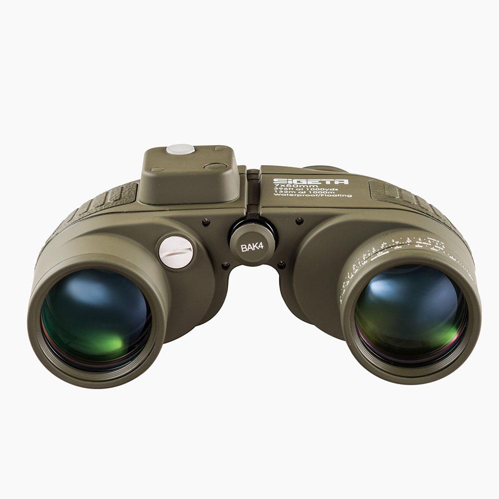 Морський бінокль SIGETA Military 7x50 floating /compass / reticle фото 4