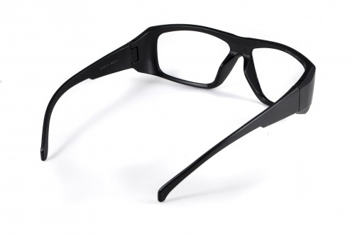 Спортивная оправа под диоптрии Global Vision RX-iRop-11 Black (clear) RX-able, прозрачные в чёрной оправе фото 3