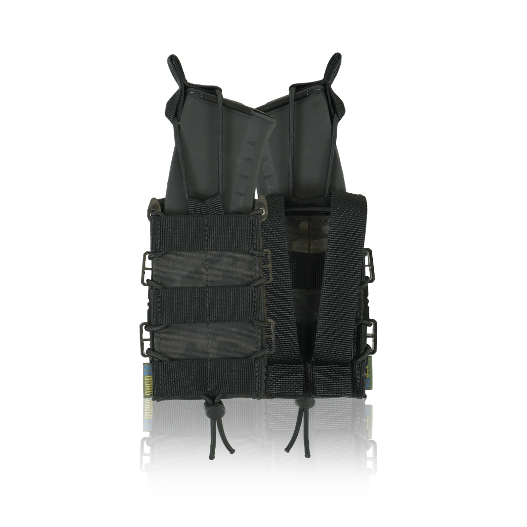 Усиленный подсумок Kiborg GU Single Mag Pouch Черный мультикам фото 2