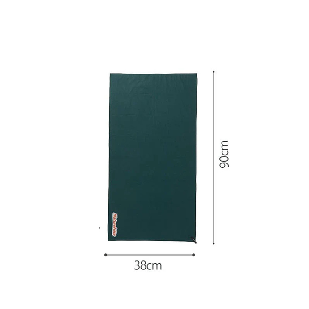 Рушник швидковисихаючий Naturehike CNK2300SS010, 90*38, темно-зелений фото 1