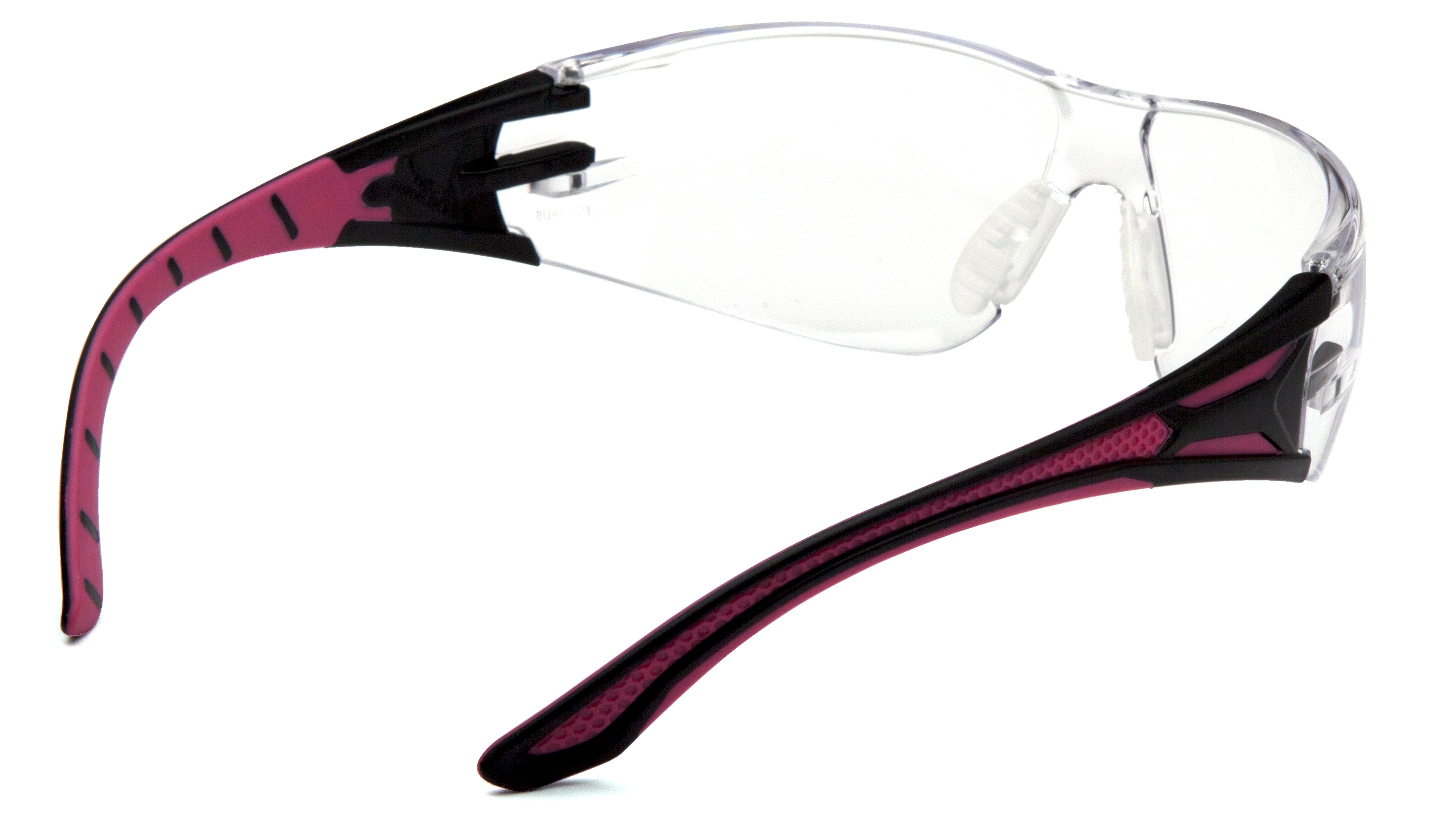 Очки защитные Pyramex Endeavor Pink (clear) Anti-Fog, прозрочные в чёрно-розовой оправе фото 4