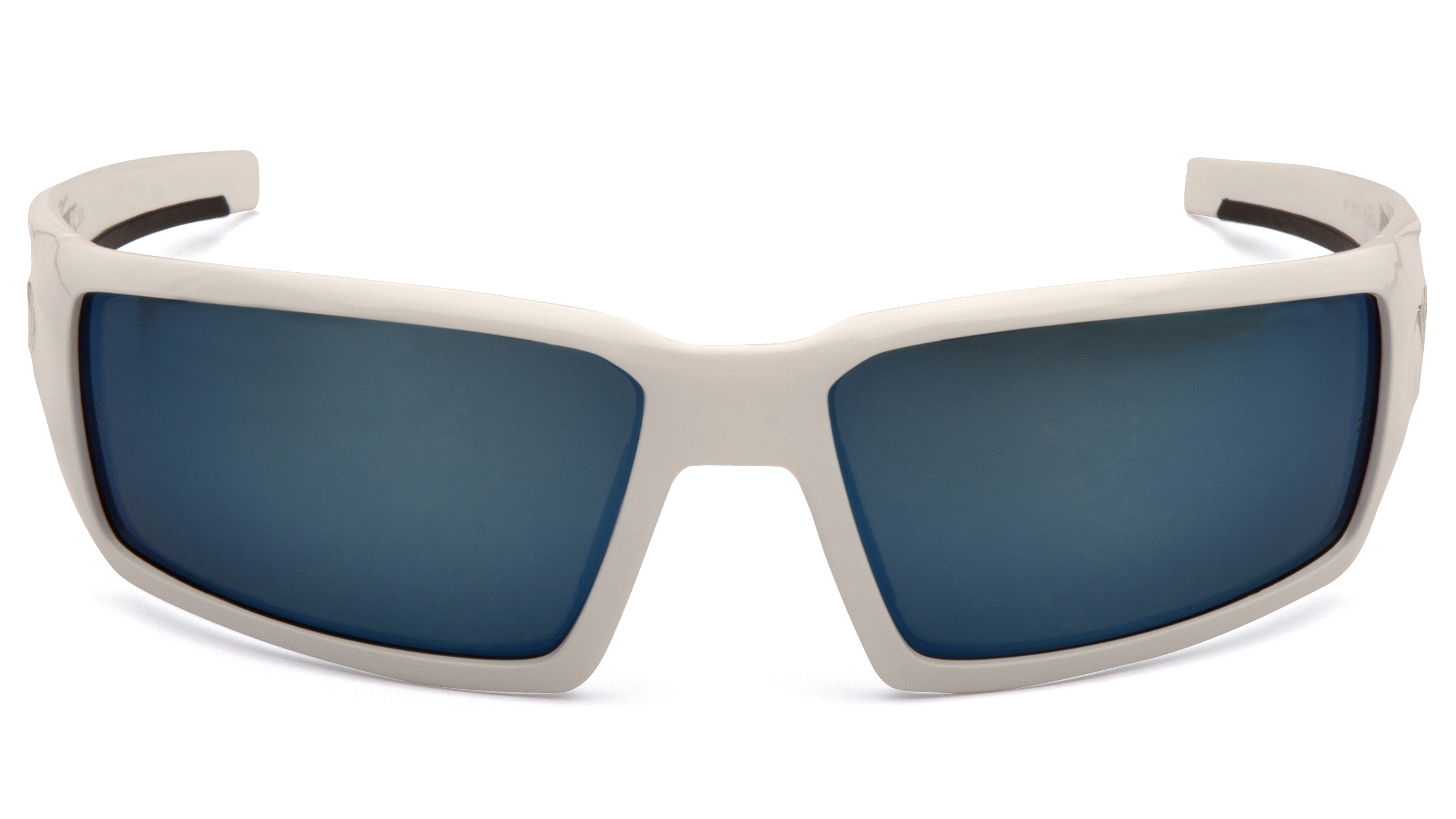 Очки защитные Venture Gear Pagosa White (ice blue mirror) Anti-Fog, зеркальные синие в белой оправе фото 2