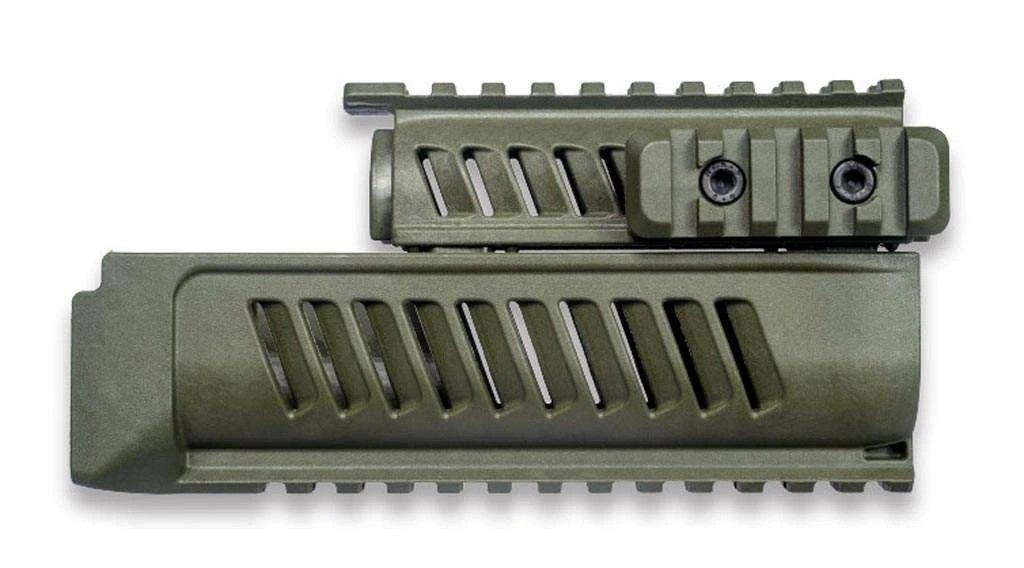Цевье FAB Defense для АК-47/74 c 4-мя планками Picatinny (полимер) ODG фото 2