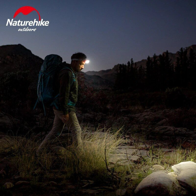 Ліхтар налобний Naturehike NH18T001-A, блакитний фото 4