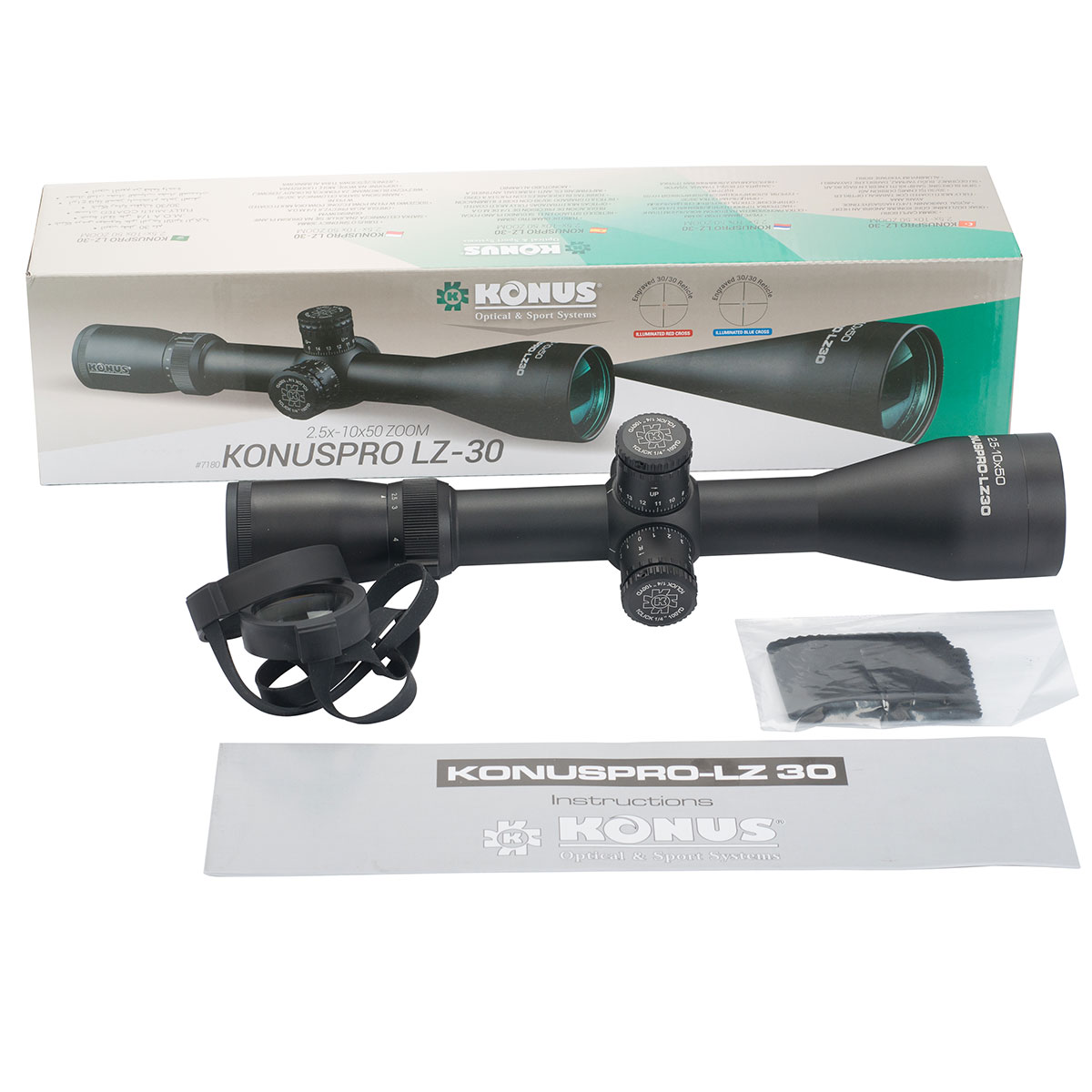 Оптичний приціл KONUS KONUSPRO LZ-30 3-12x56 EWF 30/30 IR фото 5