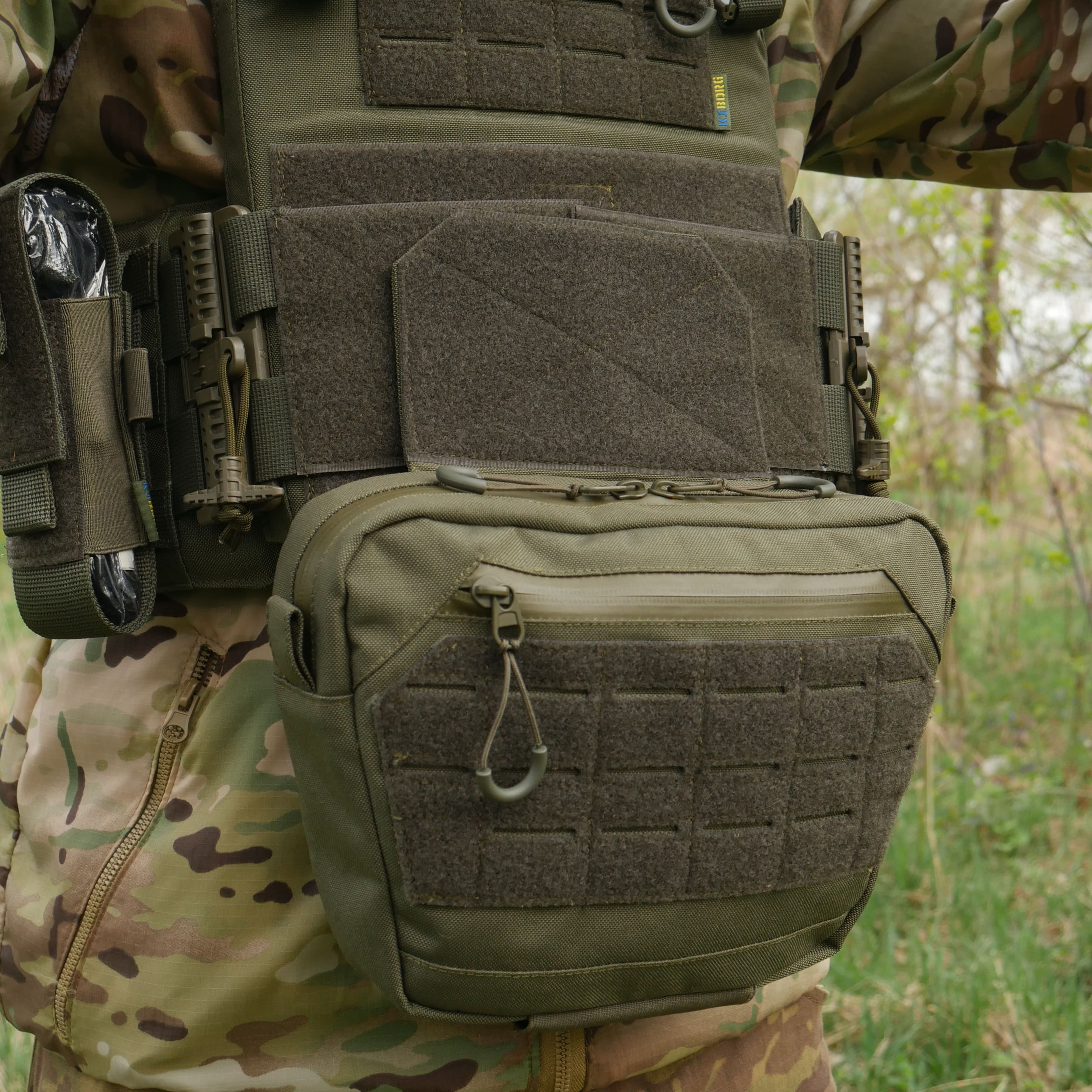 Сумка-напашник XL Kiborg GU Cordura с NIR-пропиткой (Хаки) фото 9