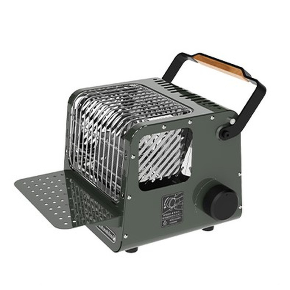 Міні обігрівач касетний Naturehike CNK2300CW018, зелений фото 1