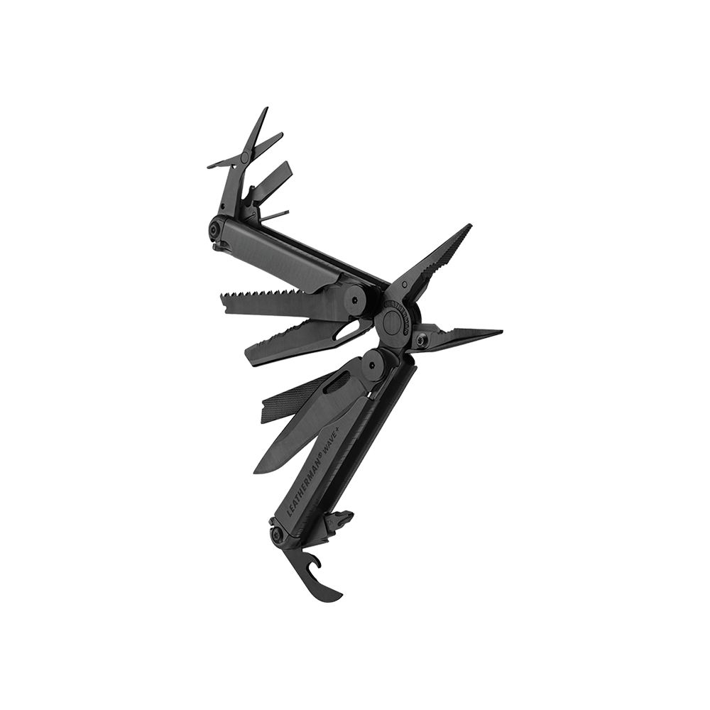 Мультитул LEATHERMAN WAVE PLUS BLACK, синтетичний чохол фото 2