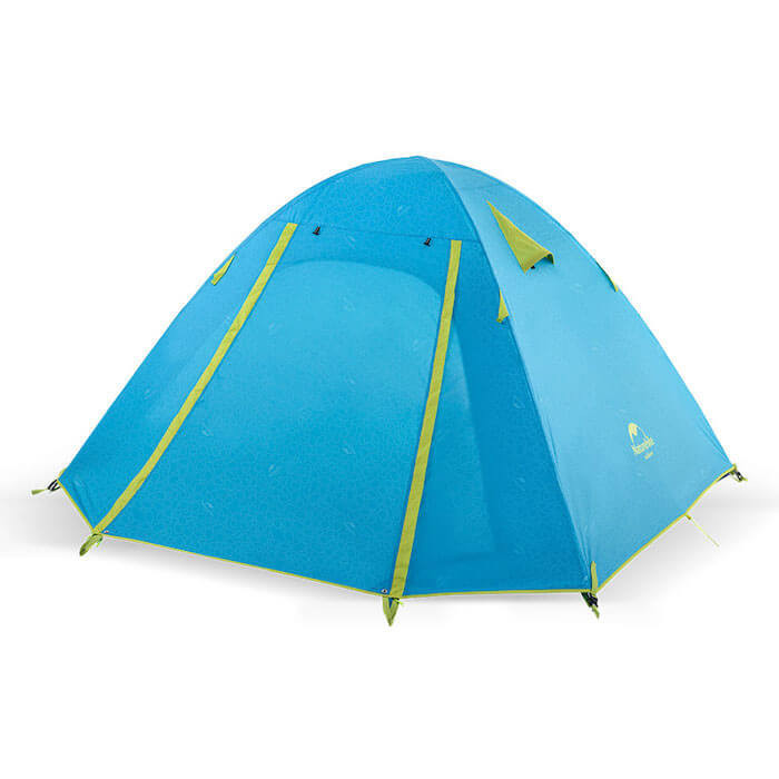 Намет тримісний Naturehike P-Series NH18Z033-P 210T/65D, блакитний фото 1