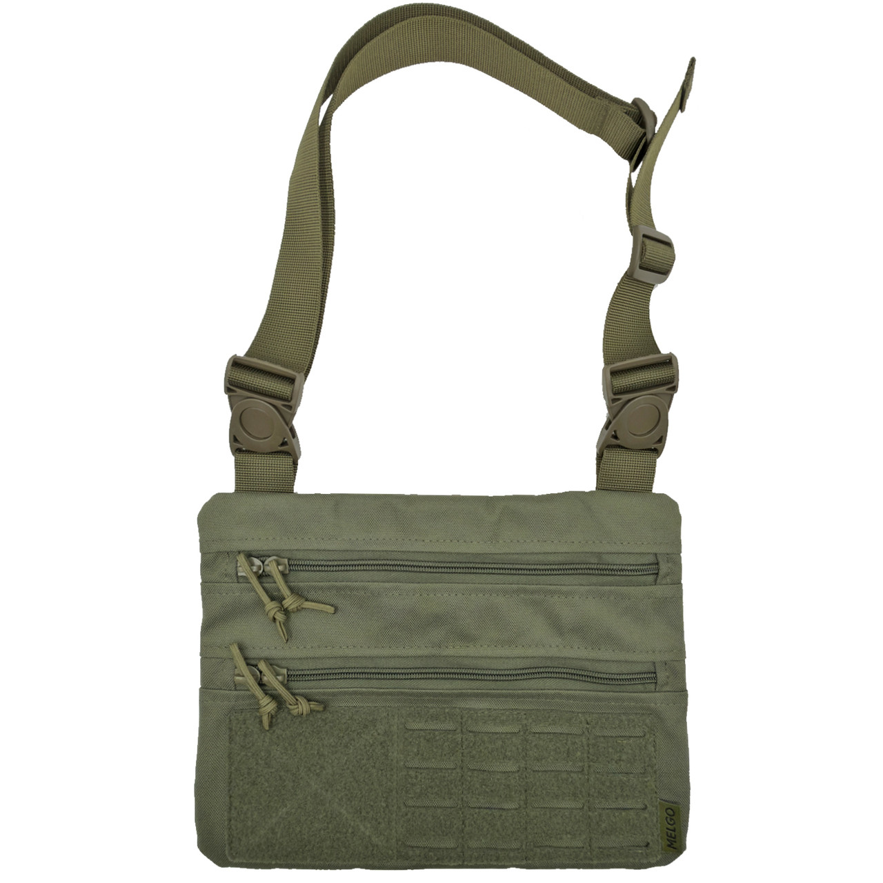 Тактическая однолямочная сумка на плечо MELGO, Олива Cordura 1000 D фото 1