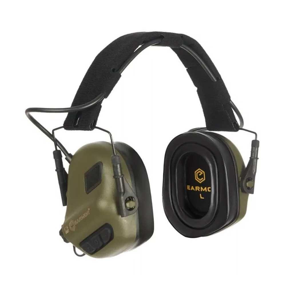 Тактичні навушники EARMOR M31 PLUS Олива фото 1