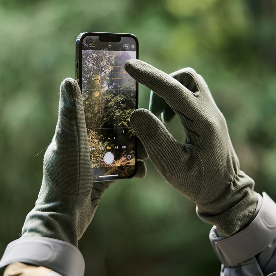 Рукавички вітрозахисні з сенсорочутливими пальцями Naturehike CYY2341KA024, розмір XL, чорні фото 2