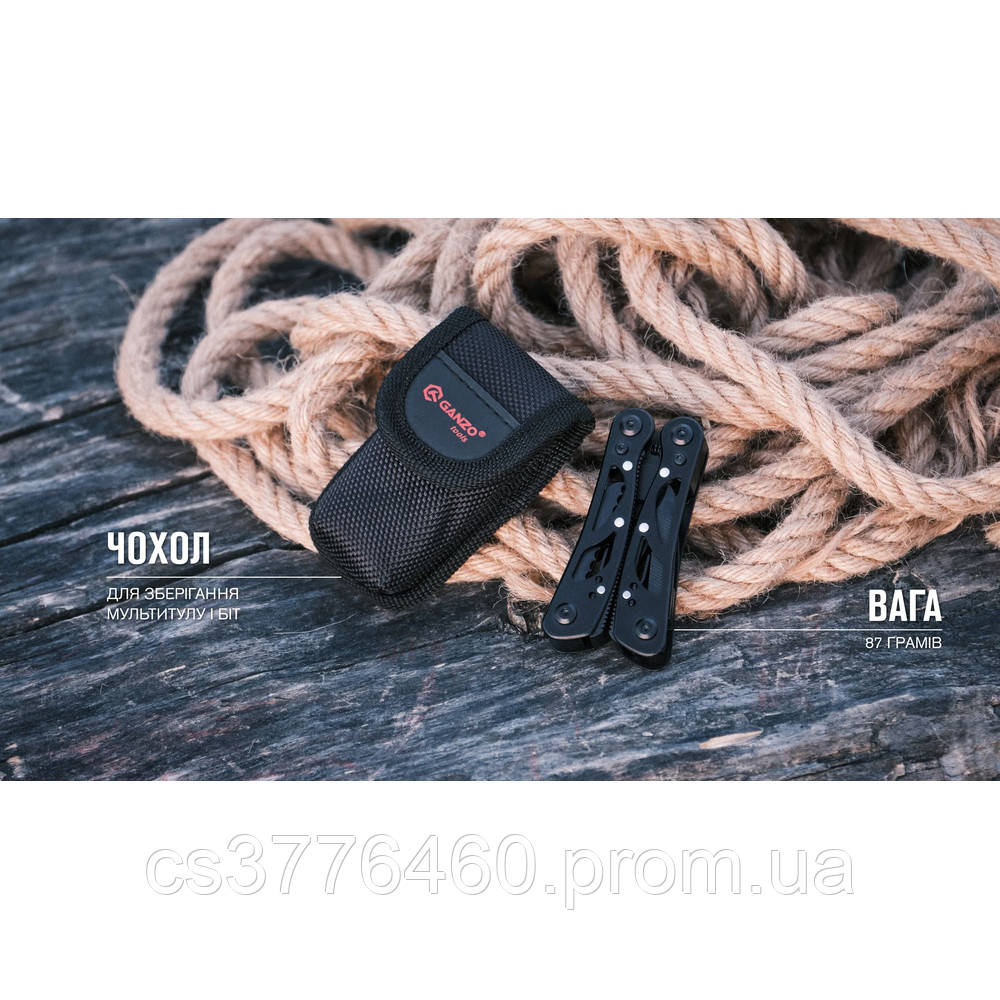 Мультитул Ganzo G104 S черный фото 7