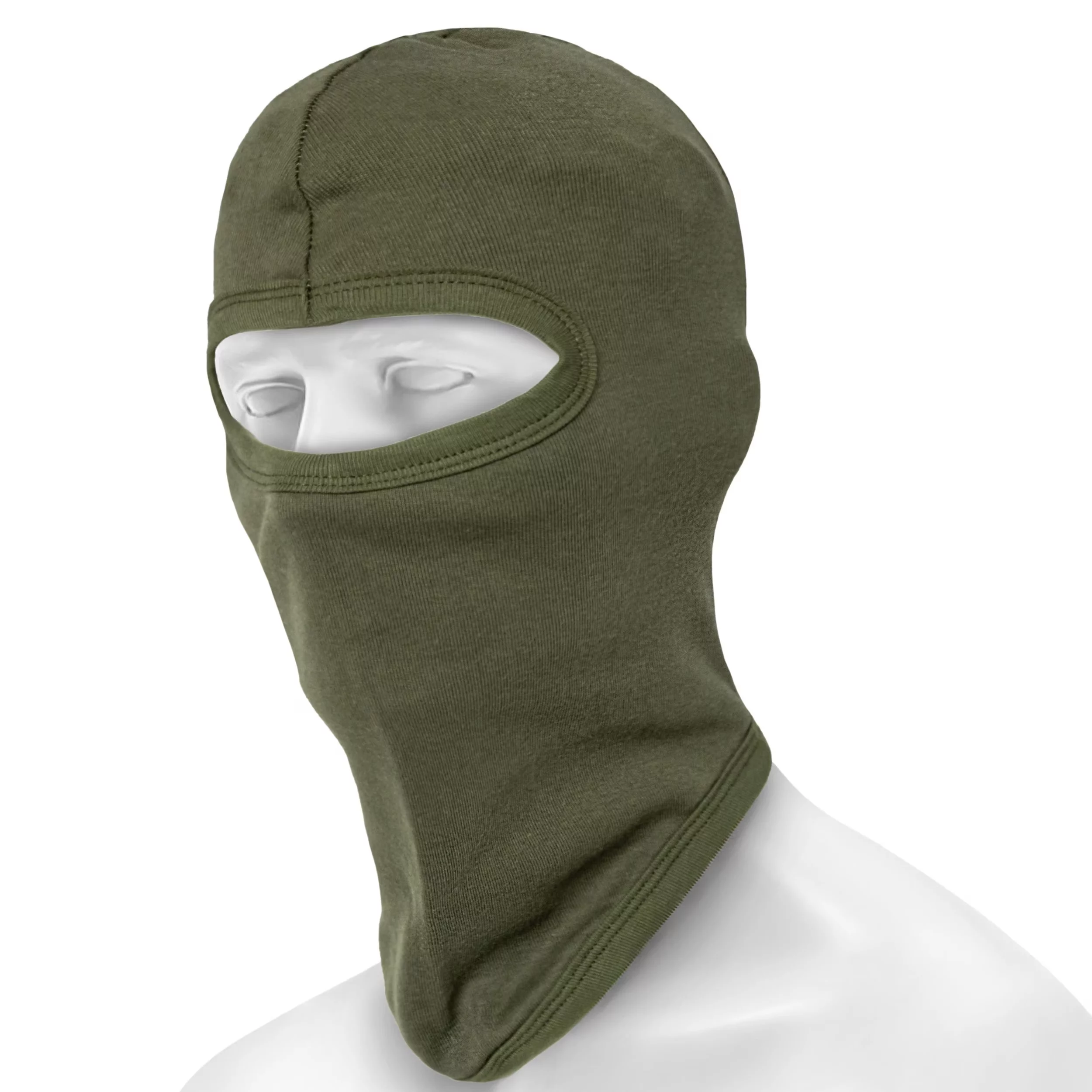 Балаклава однодырочная хлопковая Olive фото 1