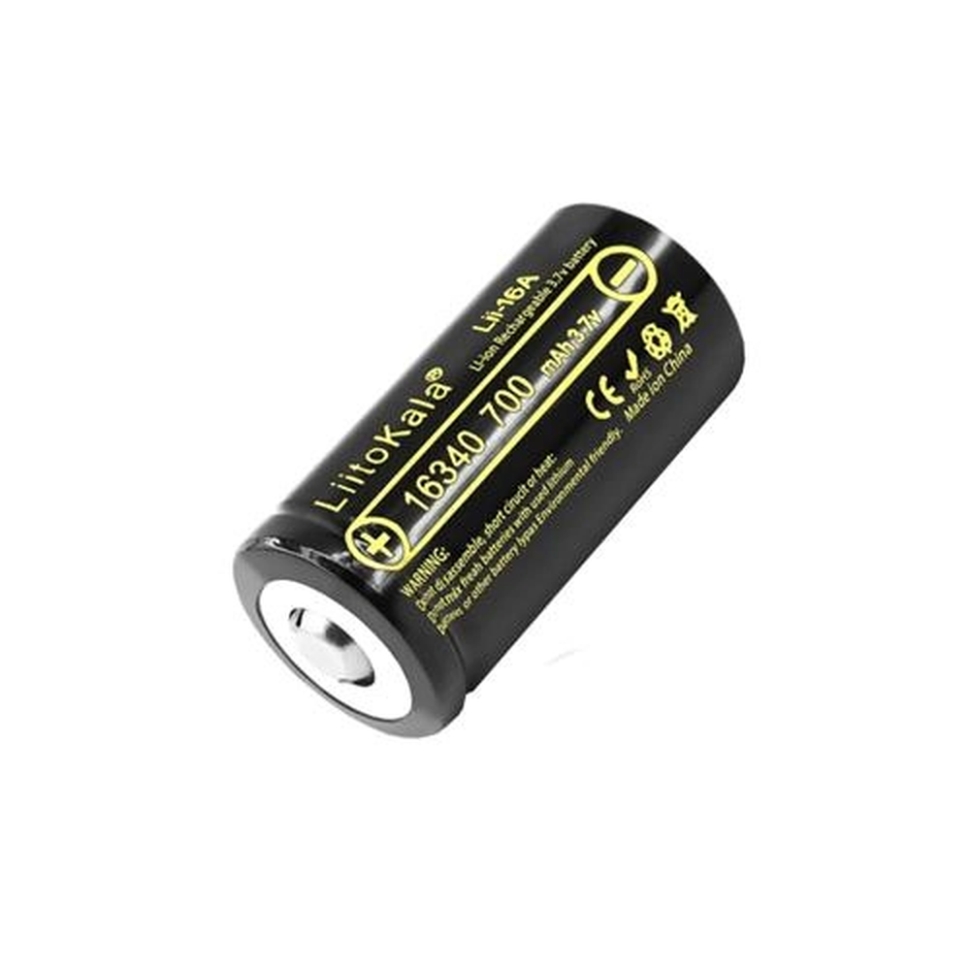 Акумулятор LiitoKala Lii-16A 16340 700mah battery фото 1