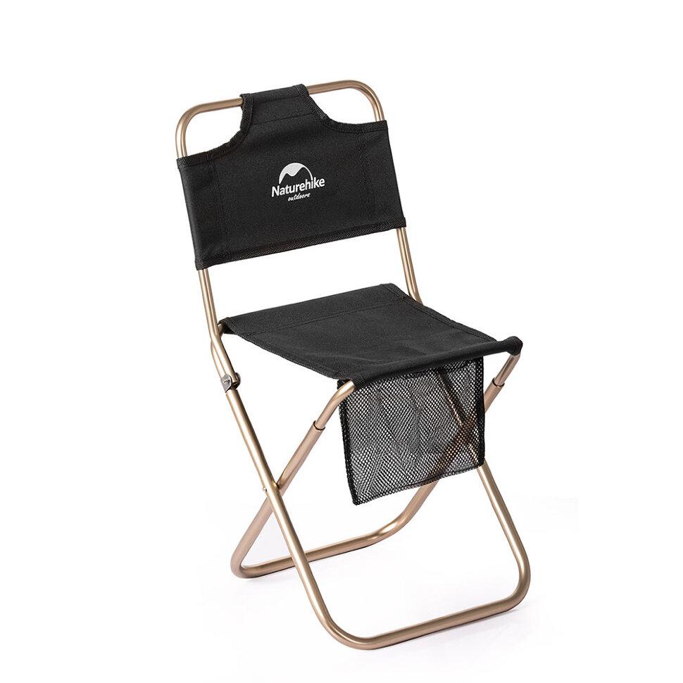 Стілець розкладний Naturehike MZ01 NH18M001-Z, чорний фото 1