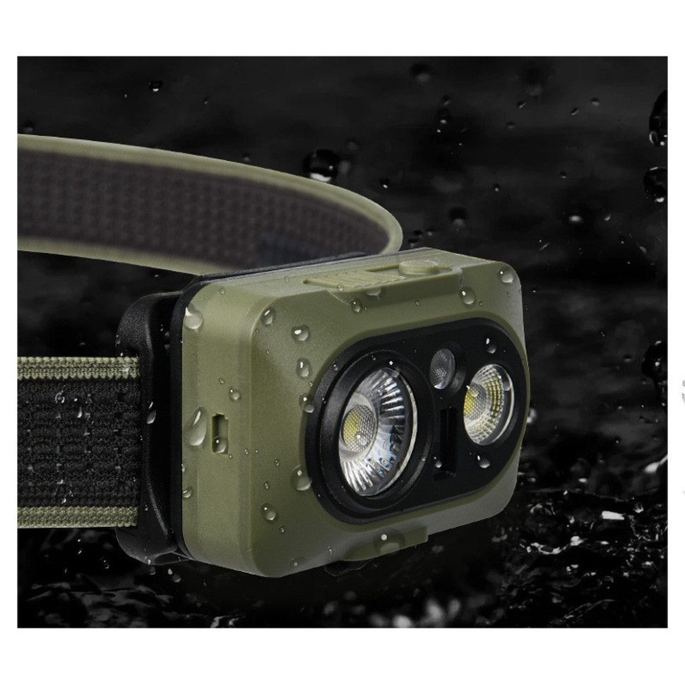 Ліхтар налобний Naturehike CNK2450ZM010, коричневий фото 6