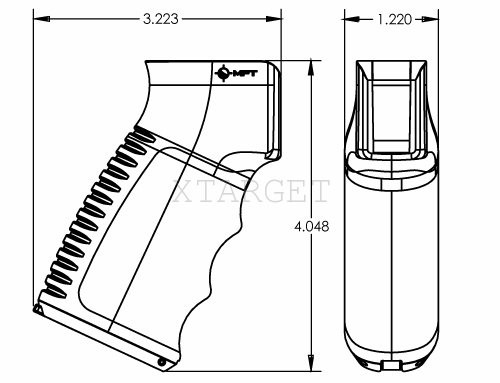 Рукоятка пістолета до AK-47 MFT фото 2