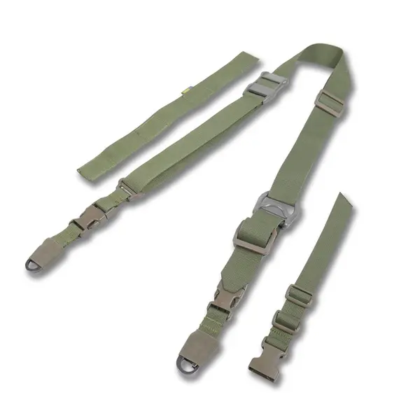 Ремінь 2-точковий Kiborg Gun Sling G-2 з пряжкою швидкого регулювання Triple-X Olive фото 1