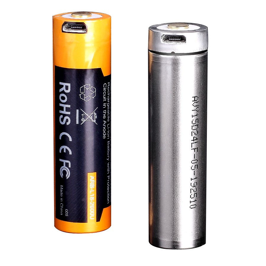 Акумулятор 18650 Fenix (3500 mAh) micro usb зарядка фото 4