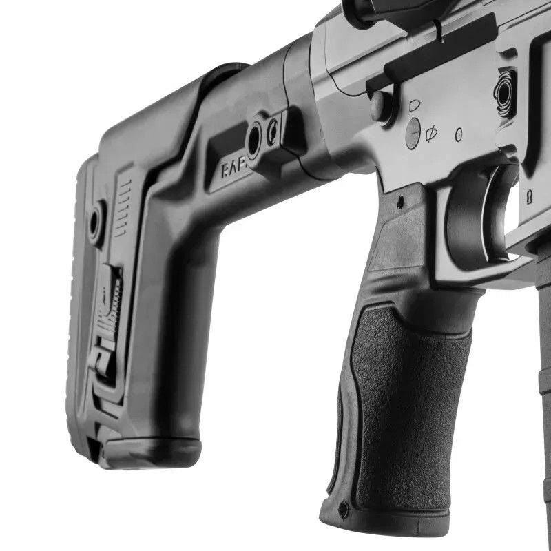 GRADUS Руків'я пістолетне FAB для M16\M4\AR15, обгумована, чорне фото 2