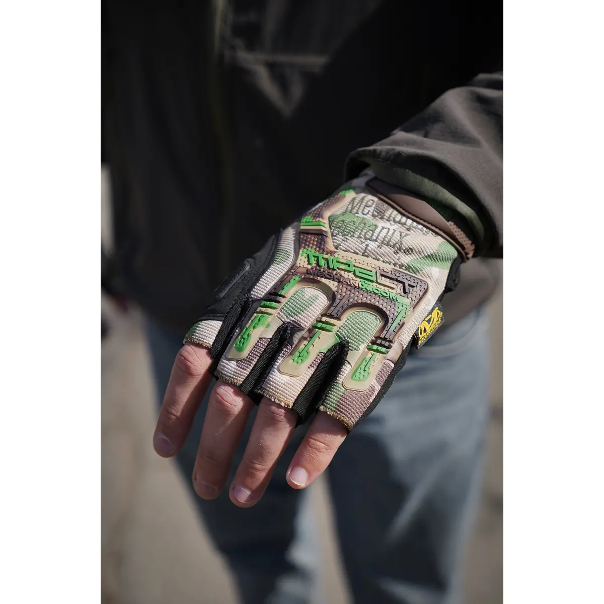 Рукавиці тактичні безпалі Mechanix MXK-2 Мультикам фото 9