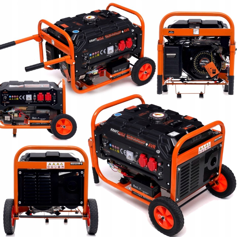 Petrol generator with electric starter Kraft&Dele KD162 3500W фото 2